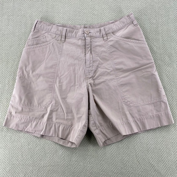 Patagonia Mens Organic Cotton Canvas Utility Shorts Khaki Tan Size 34 Regular - Picture 2 of 6